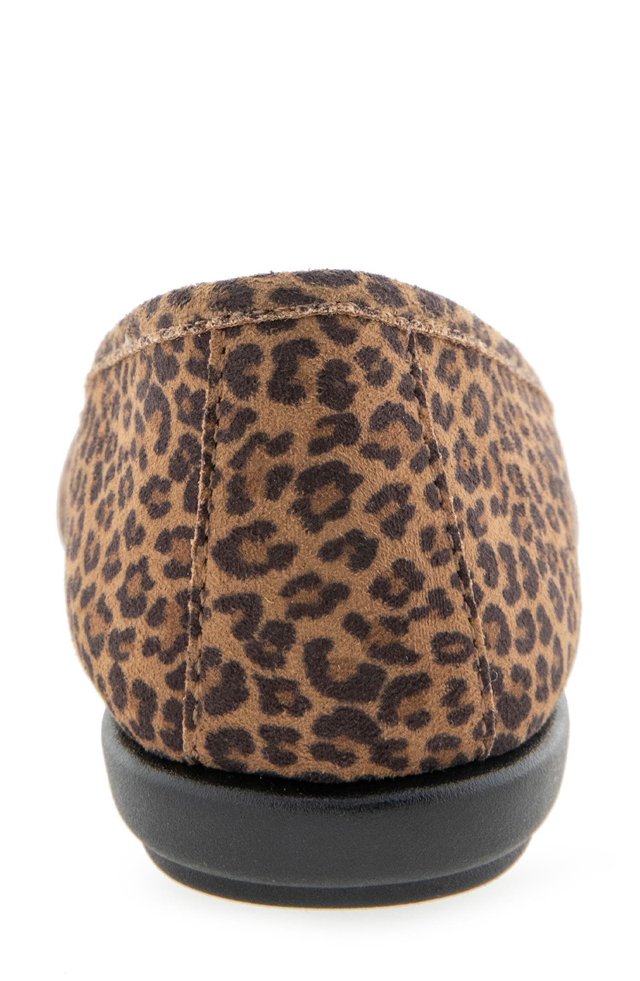 Aerosoles Big Bet Ballet Flat, Alternate, color, Tan Faux Leopard Suede