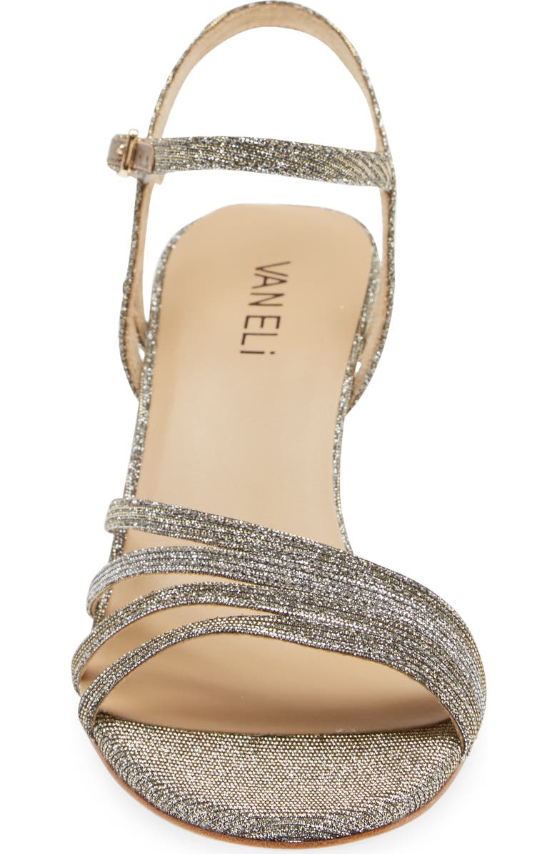 VANELi Mimi Strappy Sandal, Alternate, color, Platinum Nizza