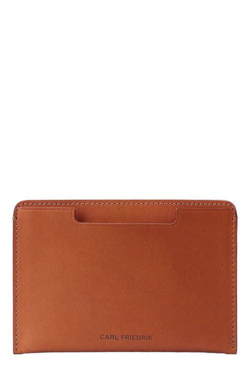 Carl Friedrik Easton Passport Holder in Cognac  product