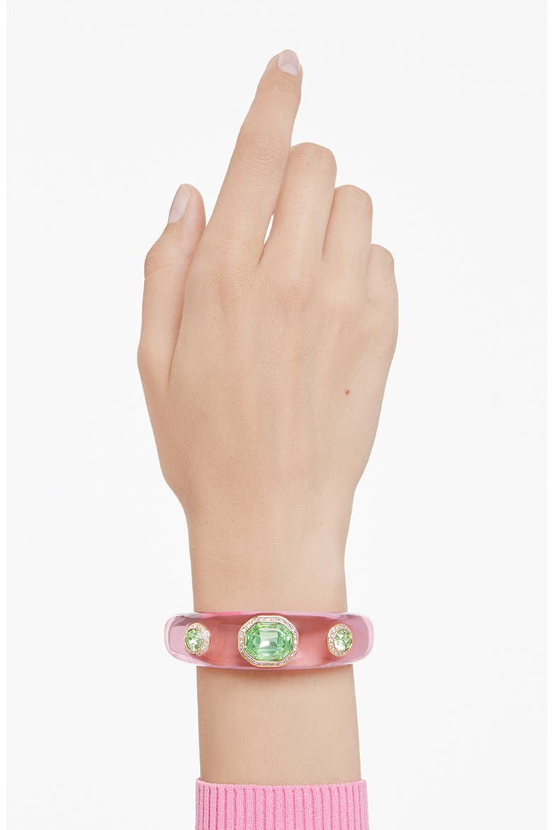 Dulcis Cuff Bracelet, Alternate, color, PINK/GREEN MULTI