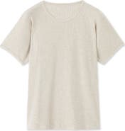 Fortela Courtney Cotton Linen Rib T-Shirt