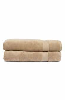 NORDSTROM RACK Zero Twist 2-Pack Cotton Bath Towels