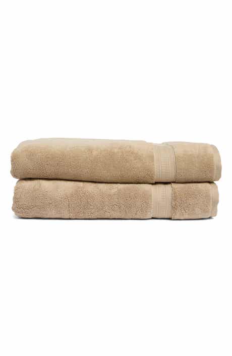 NORDSTROM RACK Zero Twist 2-Pack Cotton Bath Towels