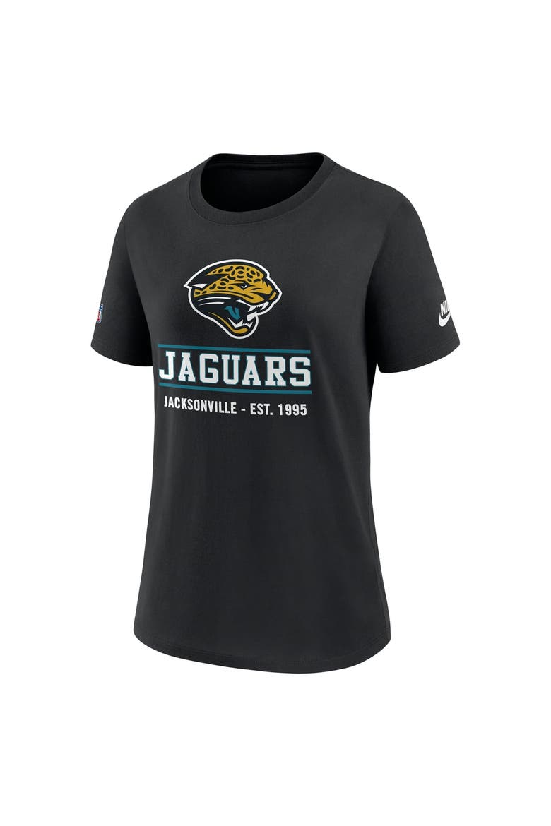 Women's Nike Black Jacksonville Jaguars Sideline Alt Dri-FIT T-Shirt, Alternate, color, Black