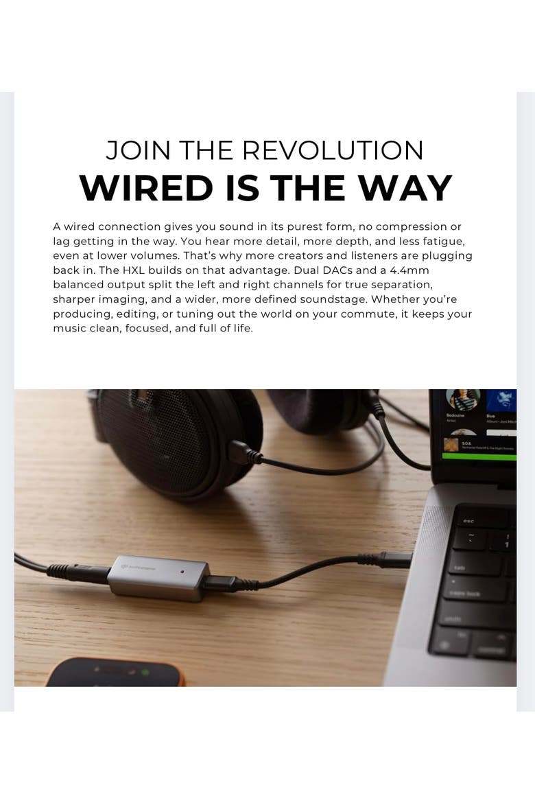 HXL Portable Balanced Headphone Amplifier and HiFi DAC, Alternate, color, Dark Grey