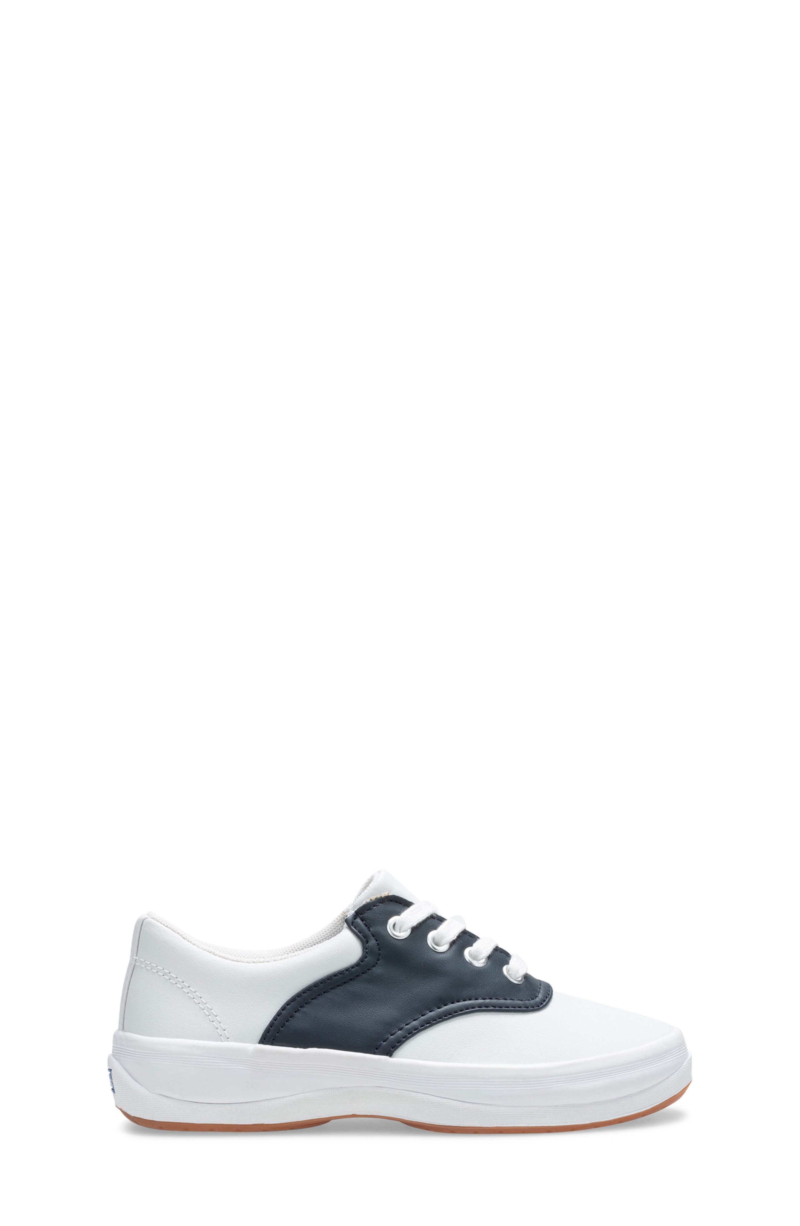 Kids' School Days II Sneaker, Alternate, color, WHITE/ BLACK LEATHER