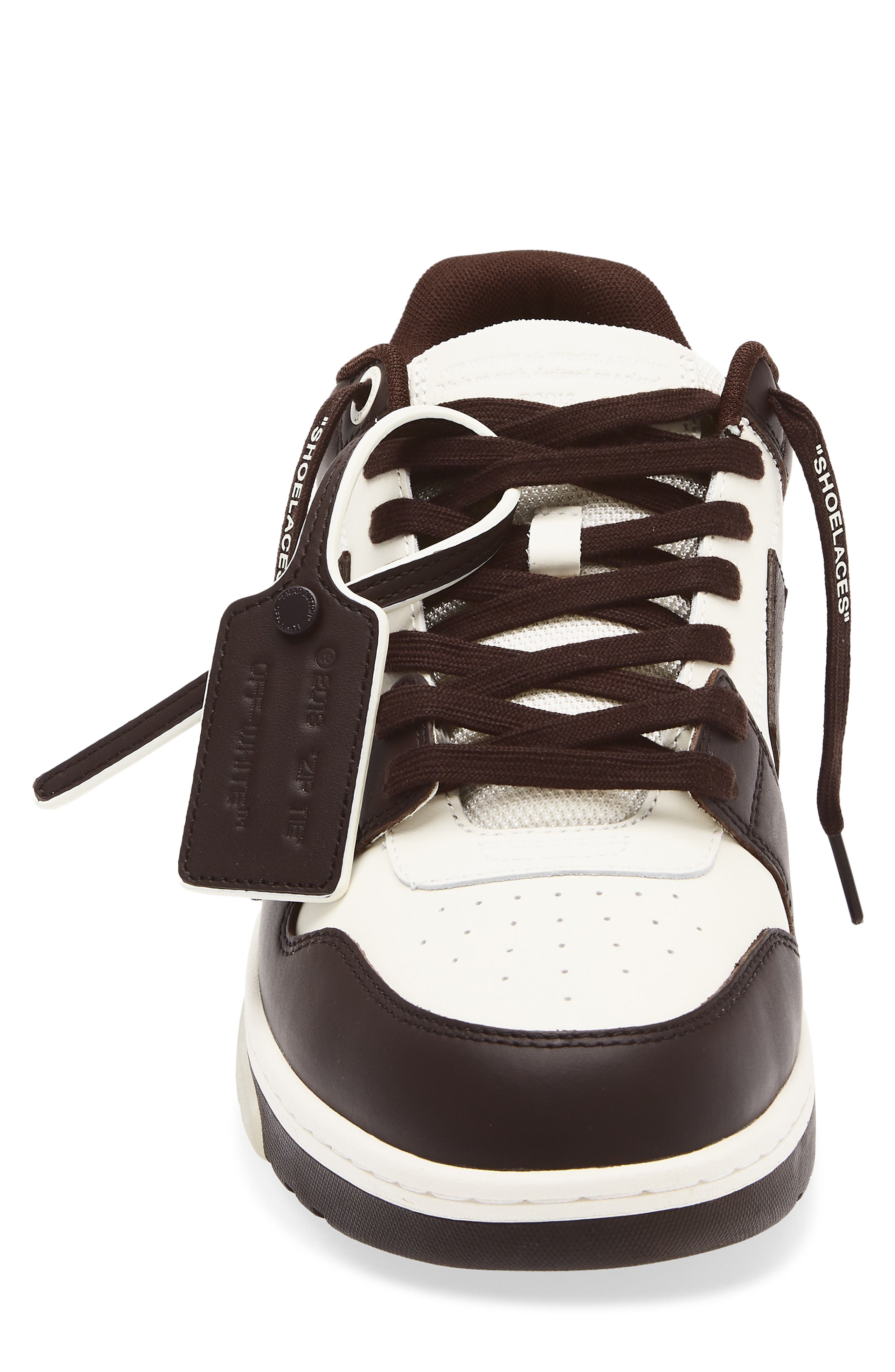 Off-White Out of Office Sneaker, Alternate, color, Chocolate - Cream