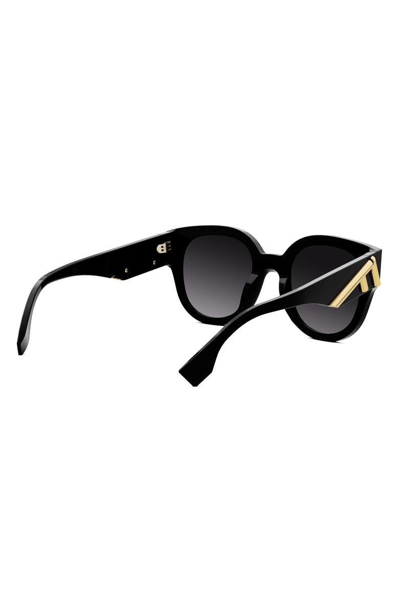 Fendi 'Fendi First 63mm Gradient Oversize Round Sunglasses, Alternate, color, 