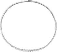 Leni James The Liz 3 Prong Graduated Tennis Necklace