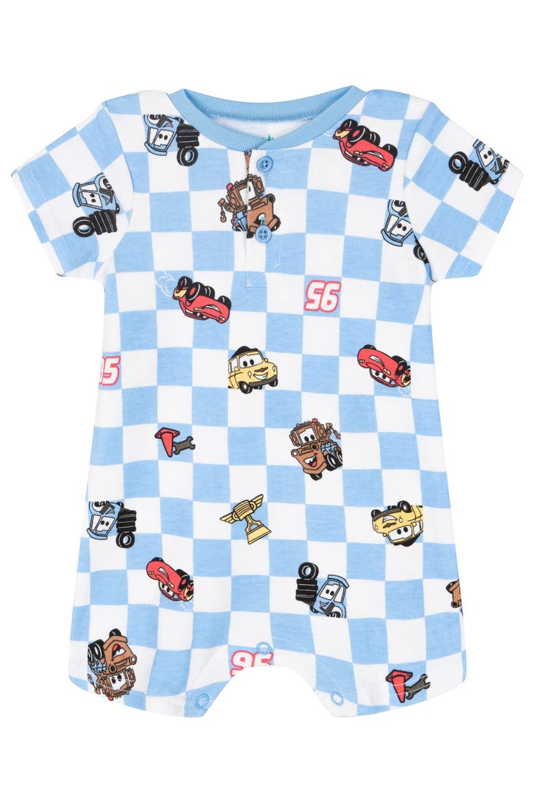 Cars One Piece Romper Set, Alternate, color, Cars Red Blue