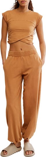 Golden Hour Crop T-Shirt & Joggers Set
