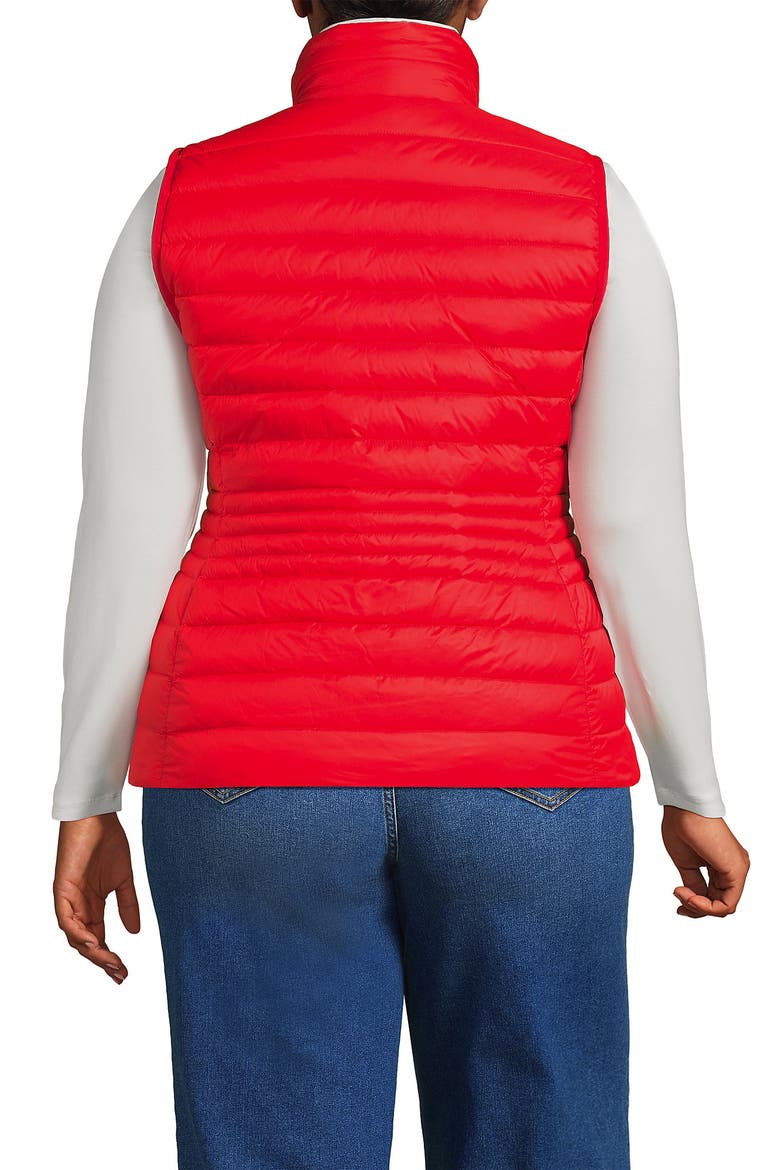 Wanderweight Packable Ultralight Down Vest, Alternate, color, Bright Cherry