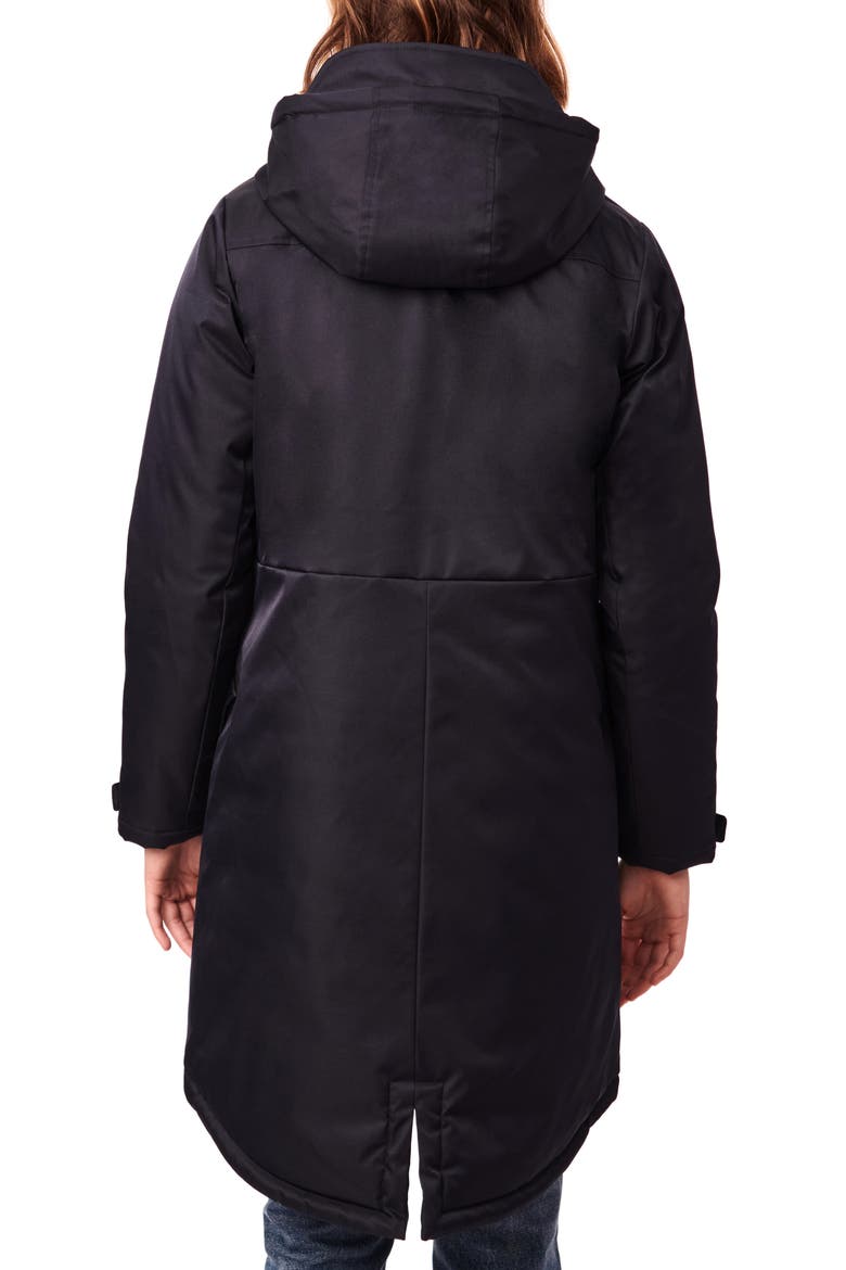 Micro Breathable Hooded Water Resistant Raincoat, Alternate, color, SPACE BLUE