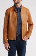 Frye Cafe Leather Racer Jacket