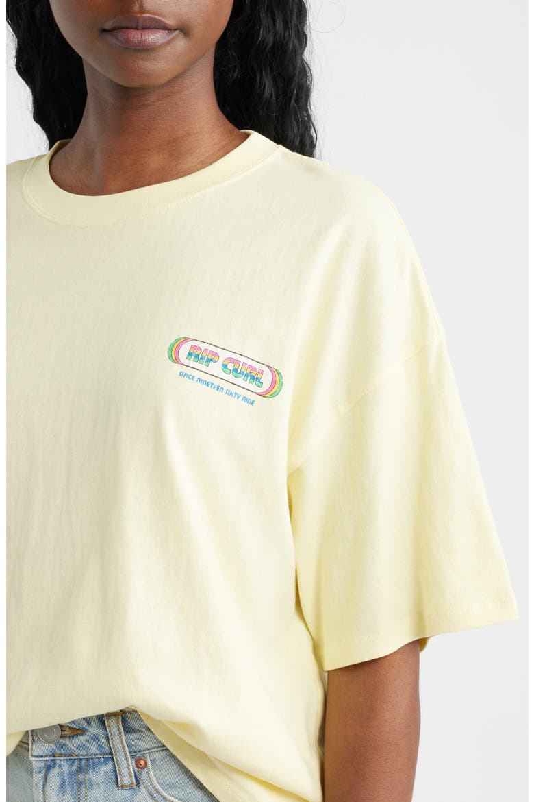 Surf Revival Heritage Relaxed Graphic T-Shirt, Alternate, color, YELLOW