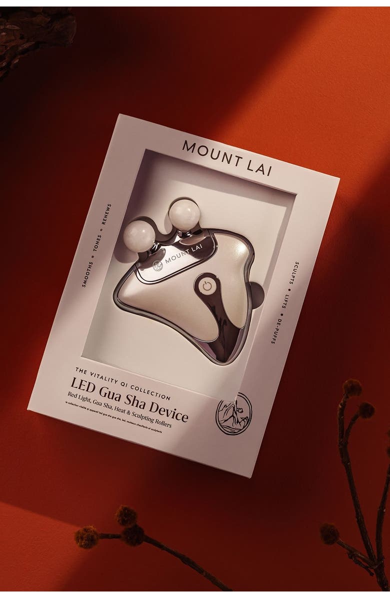 MOUNT LAI Vitality Qi LED Gua Sha Device, Alternate, color, White