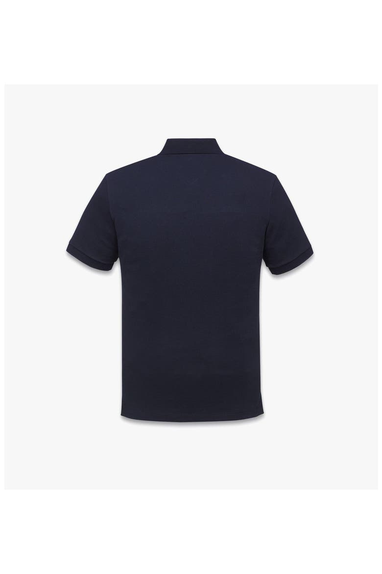 Diamond Patch Piqué Polo, Alternate, color, Navy