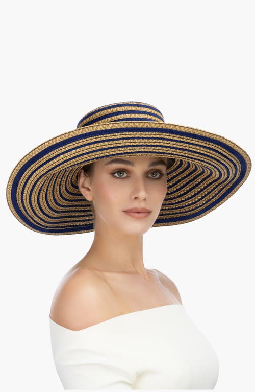 Eric Javits Margot Packable Sun Hat In Multi