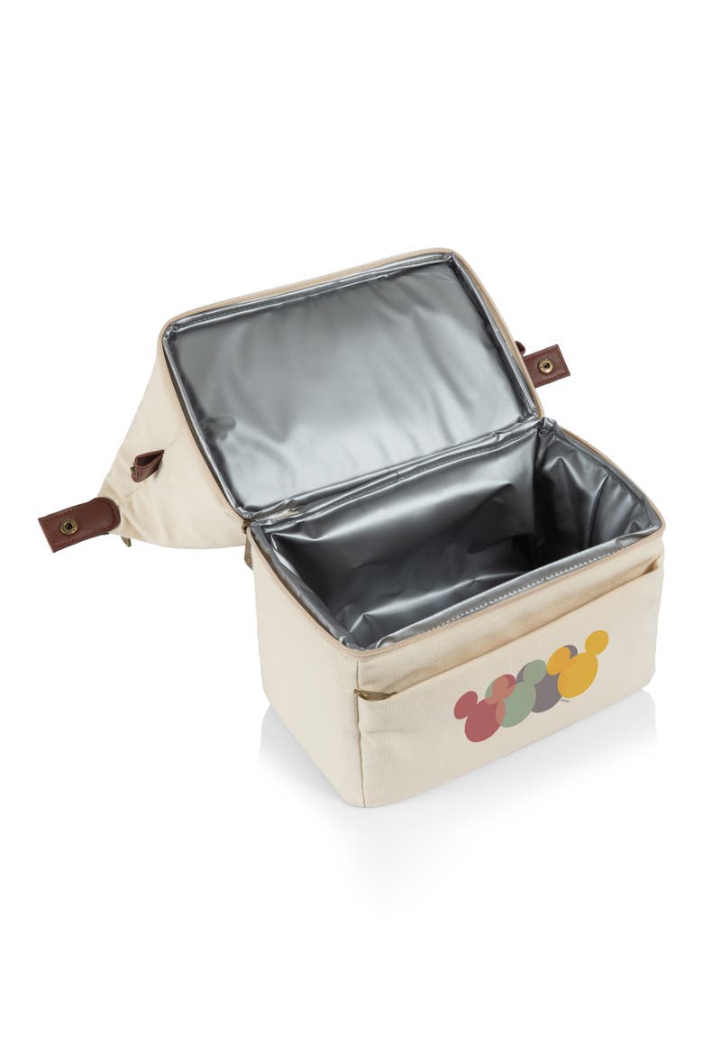 x Disney Mickey Mouse Urban Insulated Lunch Cooler, Alternate, color, BEIGE WITH BROWN ACCENTS