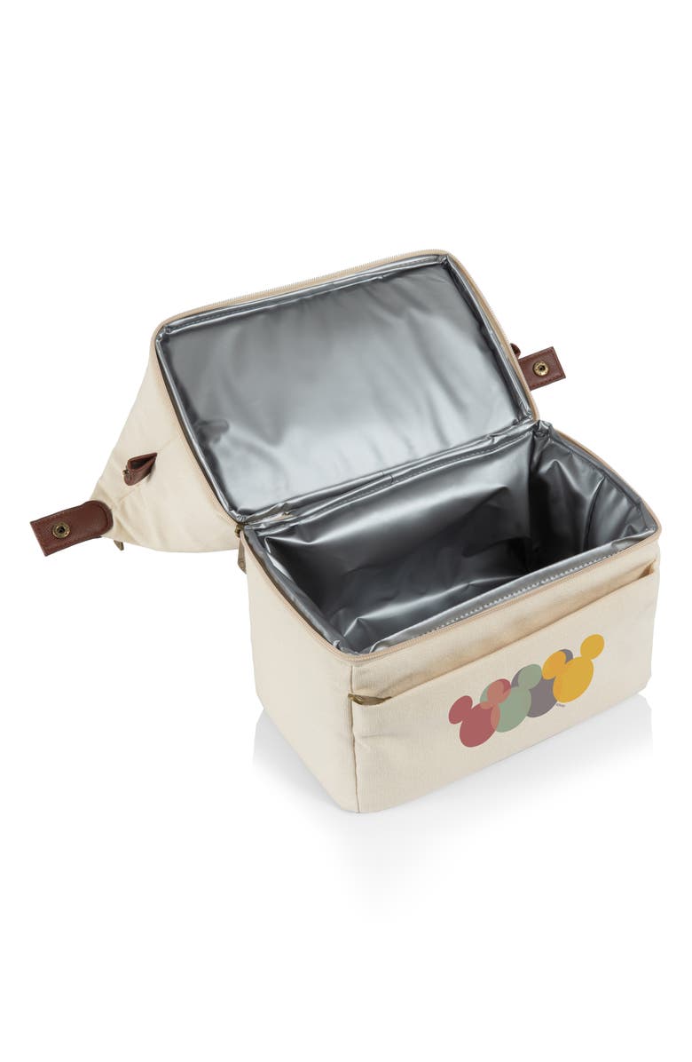 Picnic Time x Disney Mickey Mouse Urban Insulated Lunch Cooler, Alternate, color, Beige With Brown Accents