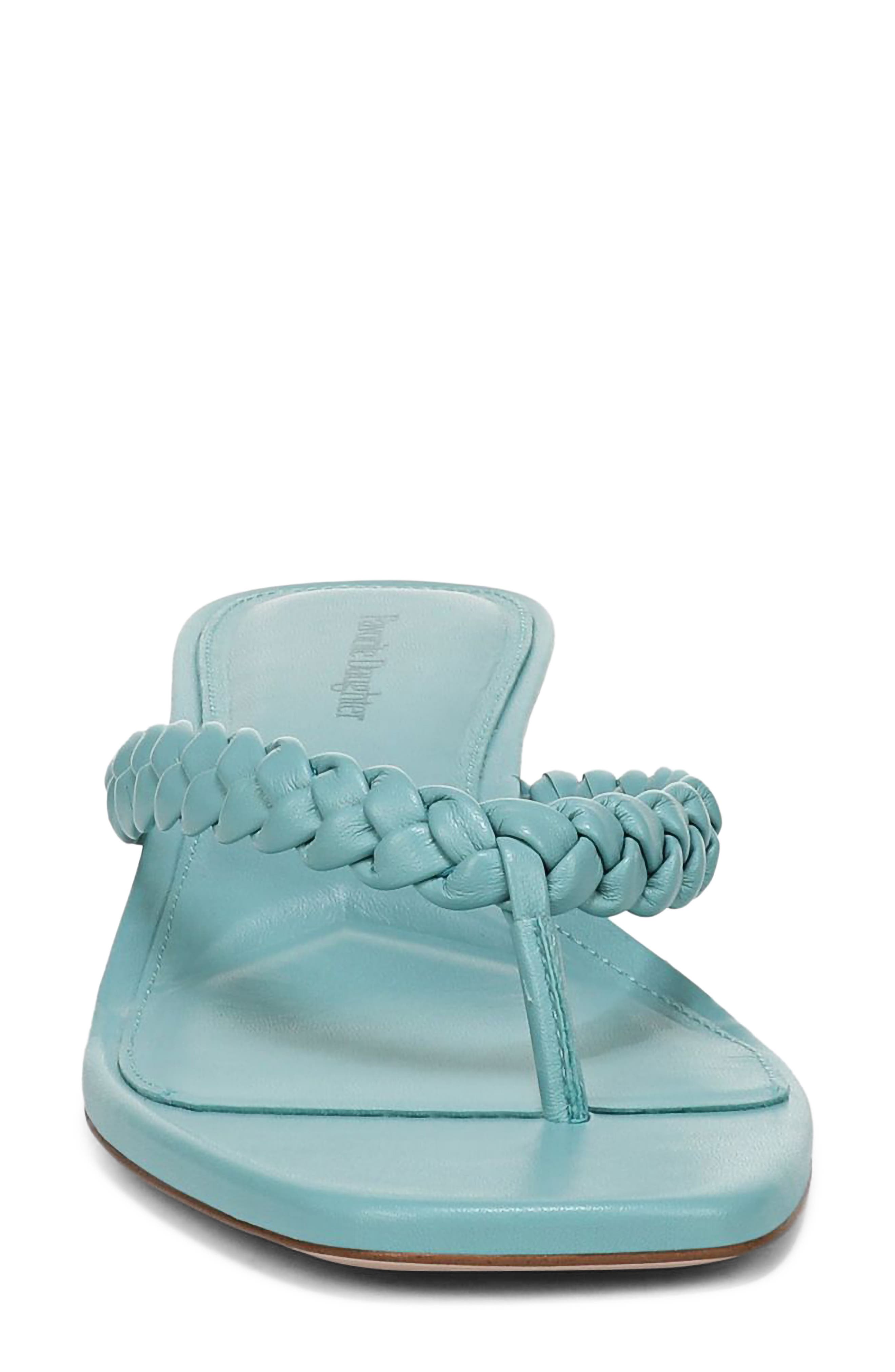 Sutton Kitten Heel Sandal, Alternate, color, AQUA HAZE