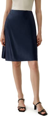 Lilysilk LILYSILK Women's Stretchy Charmeuse Silk Minimalist Skirt