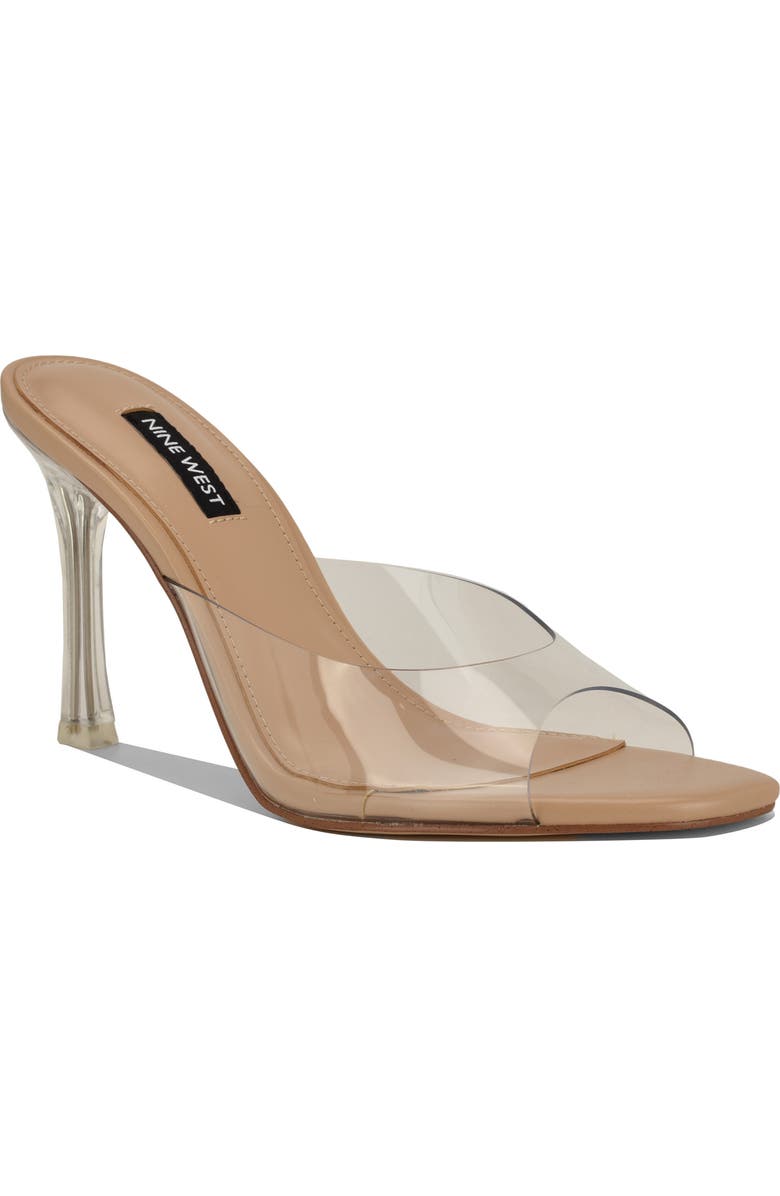 Nine West Kisco Slide Sandal, Main, color, Clear