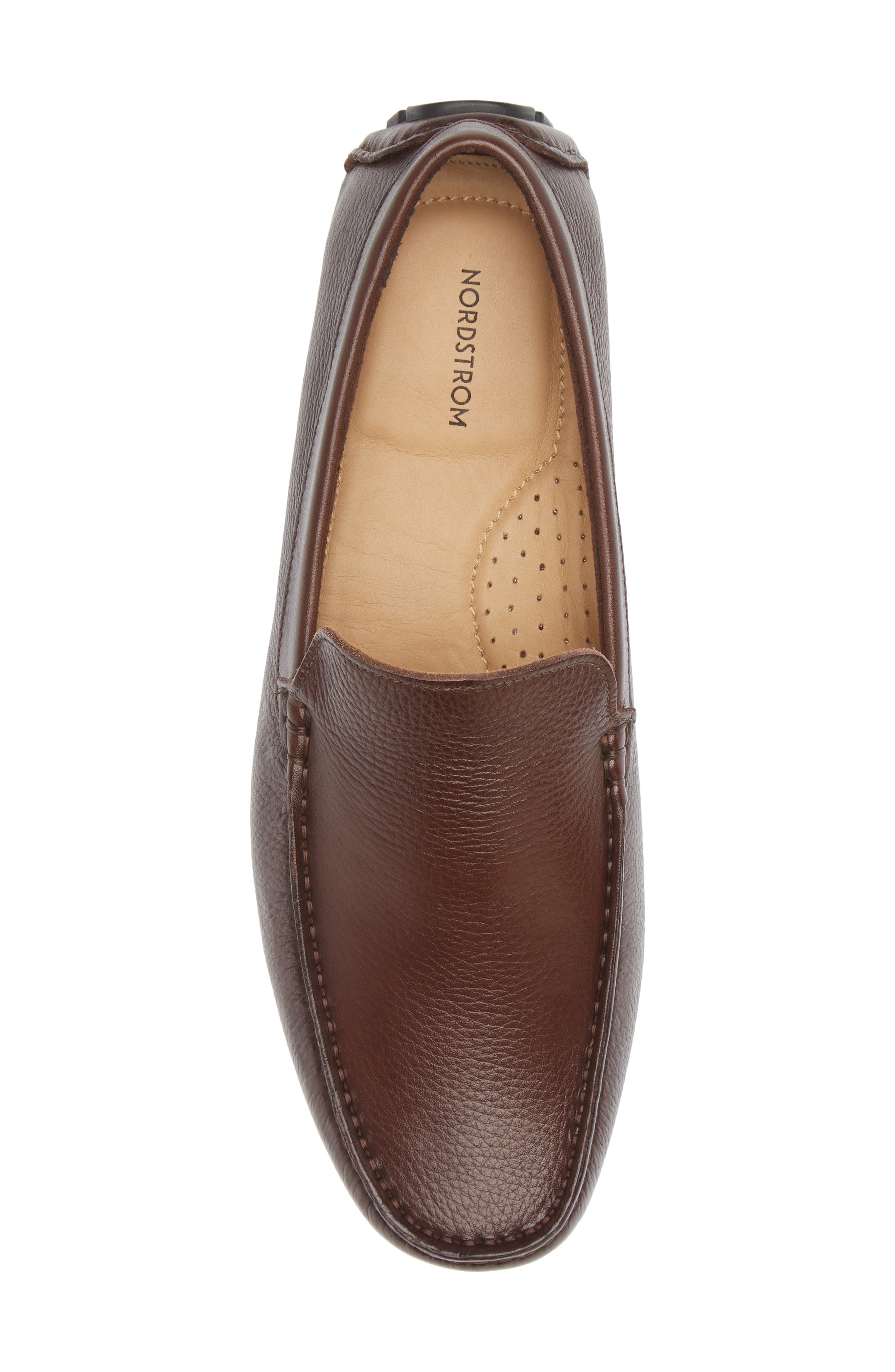 Nordstrom Bend Venetian Driving Shoe, Alternate, color, Brown Chocolate