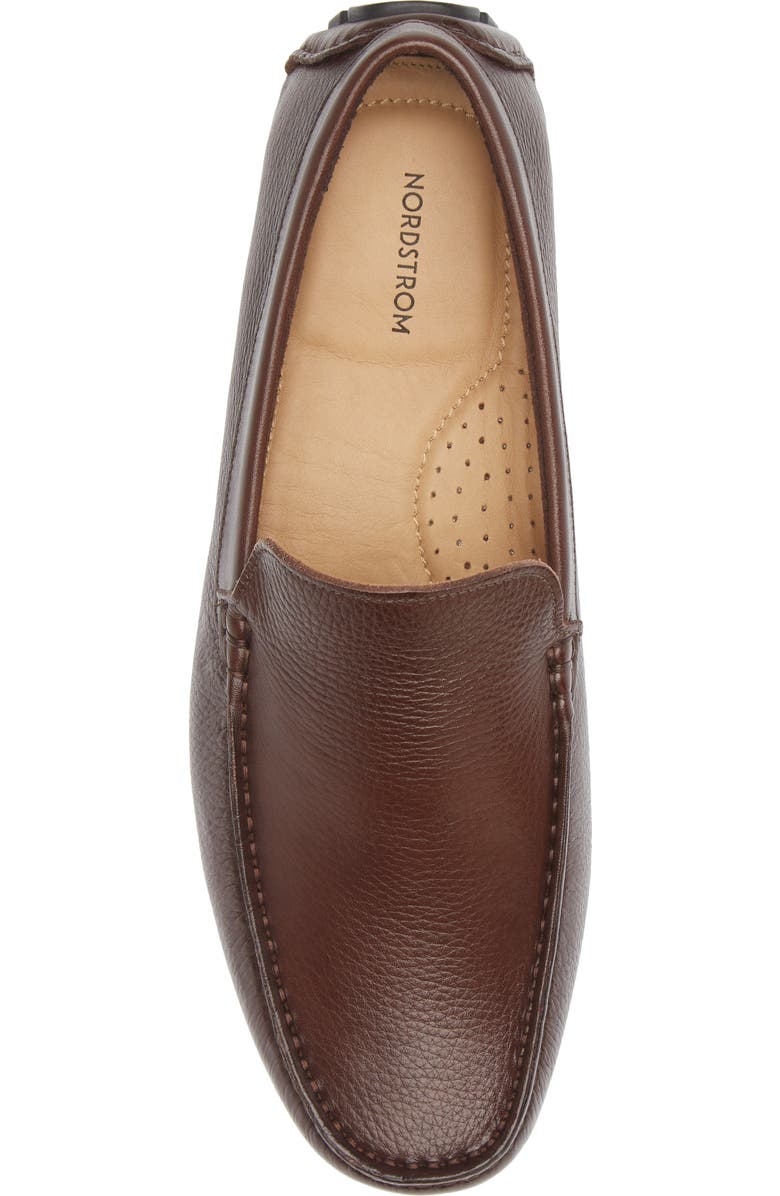 Nordstrom Bend Venetian Driving Shoe, Alternate, color, Brown Chocolate