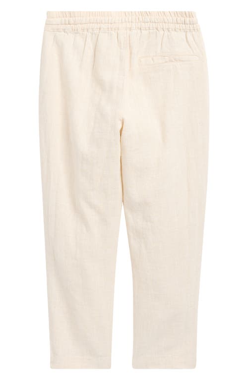 Reiss Kids' Wilfred Linen Pants In White