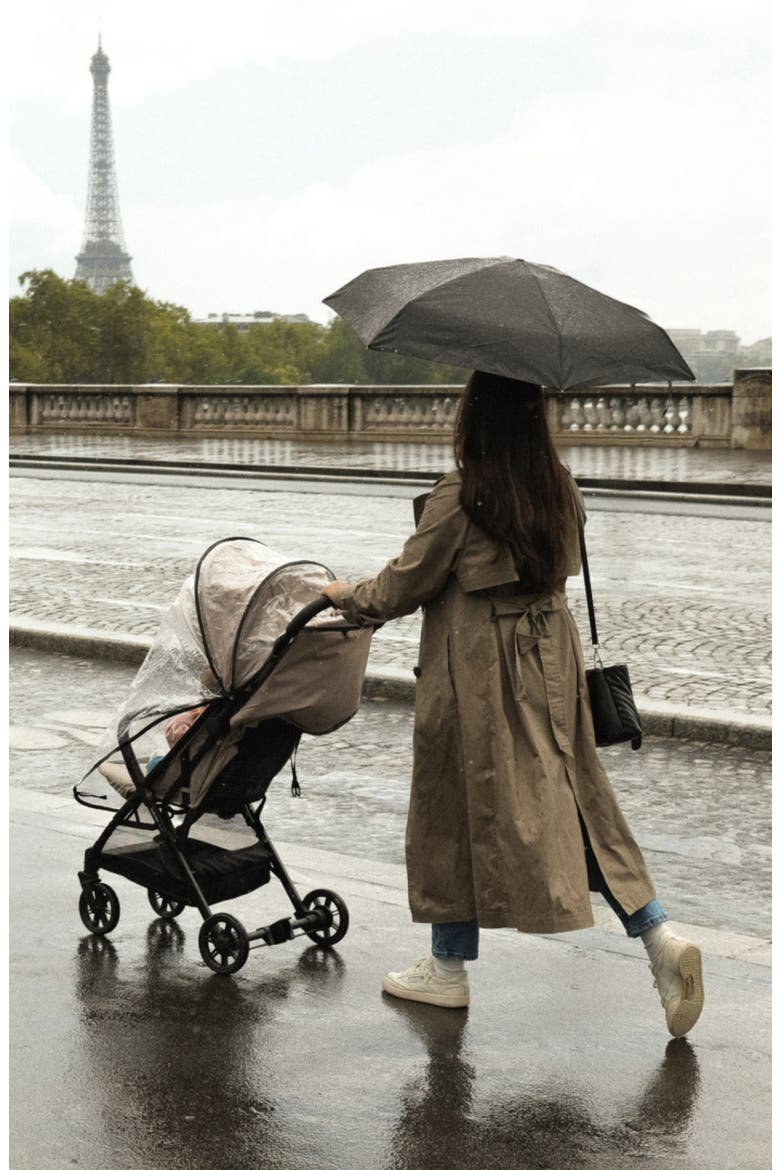 Quid³ Stroller Rain Cover, Alternate, color, CLEAR