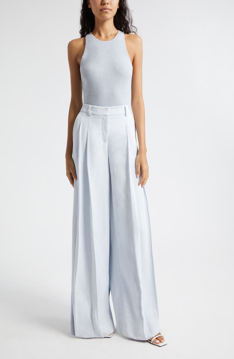 TWP Harbor Rib Cashmere Sweater Tank, Alternate, color, Ancient Water