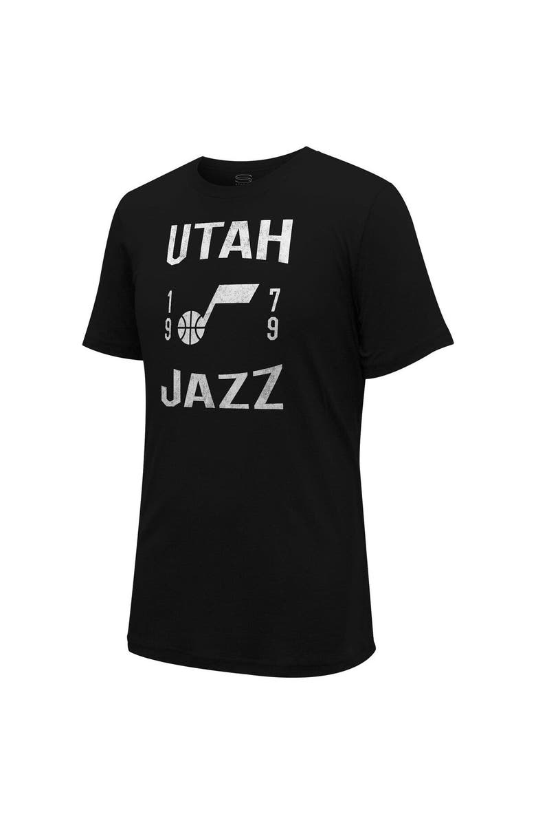 Stadium Essentials Unisex Stadium Essentials  Black Utah Jazz City Year T-Shirt, Alternate, color, Black