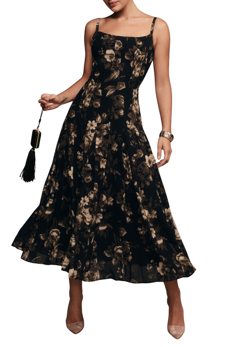 Reformation Katalina Floral Dress, Main, color,