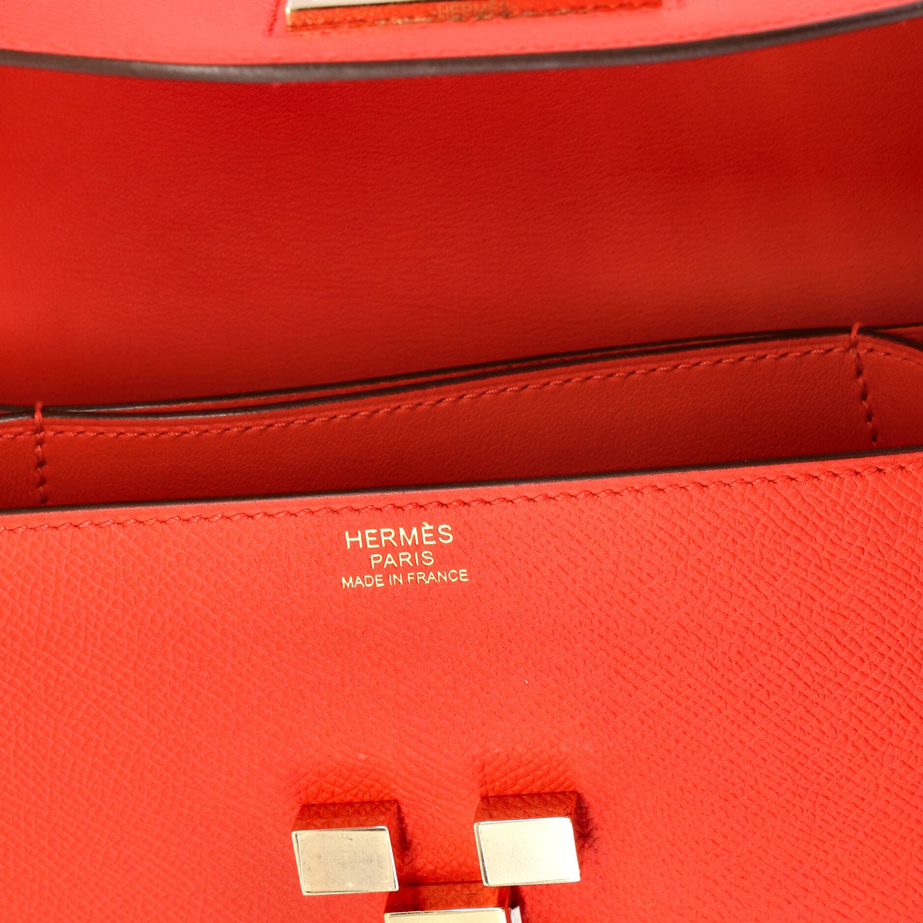 Pre-Owned Hermes Mosaique au 24 Bag Epsom 17, Alternate, color, Rouge De Coeur
