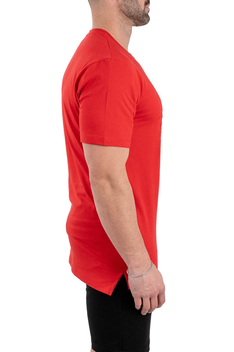 Lion Crown Cotton Graphic T-Shirt, Alternate, color, RED