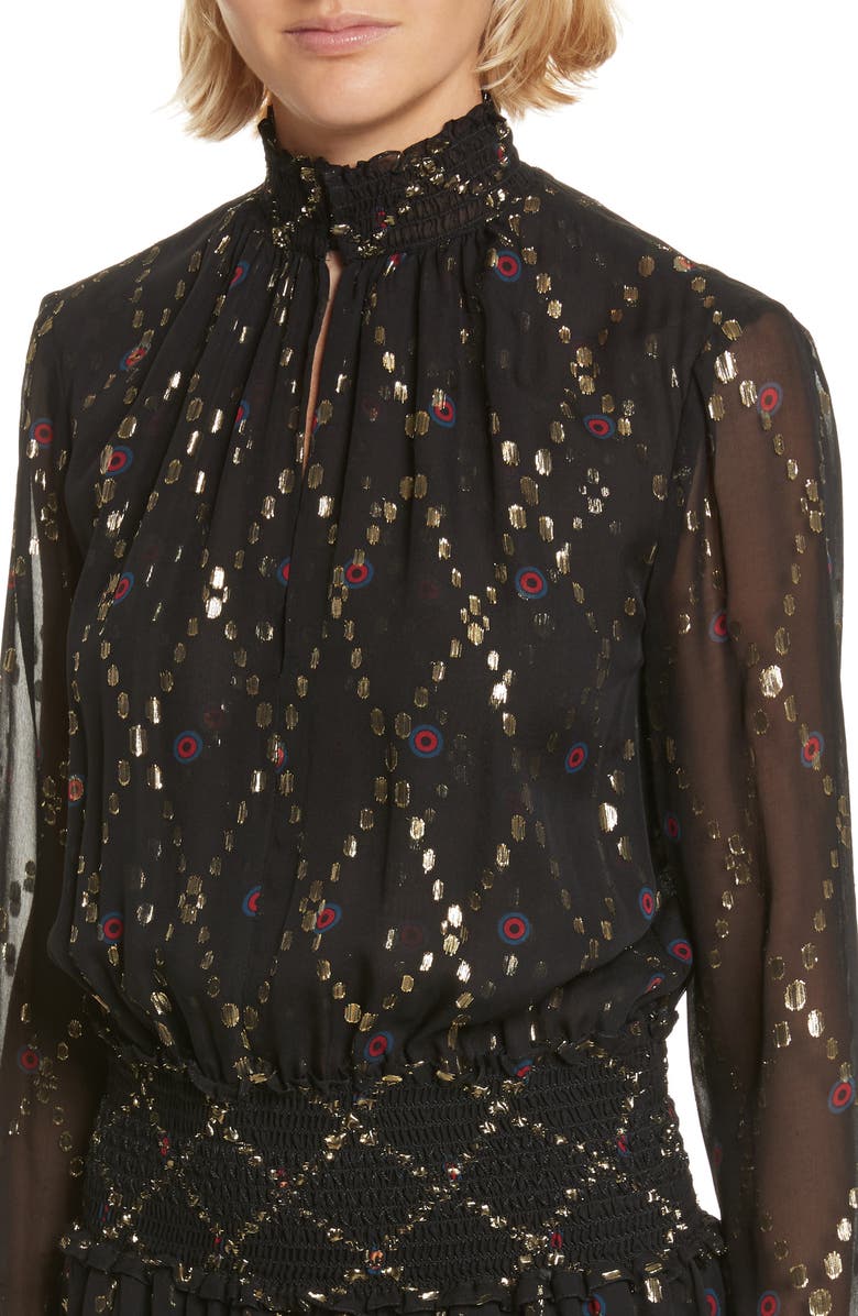 A.L.C. Tula Silk Dress, Alternate, color, 