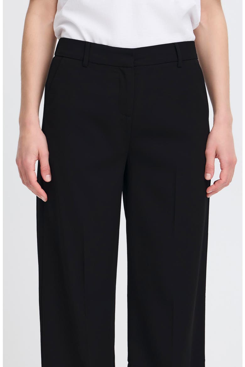 Danta Wide Leg Pants, Alternate, color, BLACK
