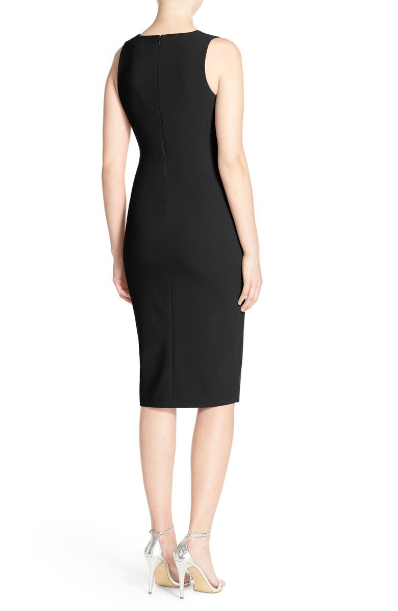 LIKELY 'Park' V-Neck Sheath Midi Dress, Alternate, color,