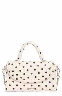 Madden Girl Top Handle Polka Dot Satchel