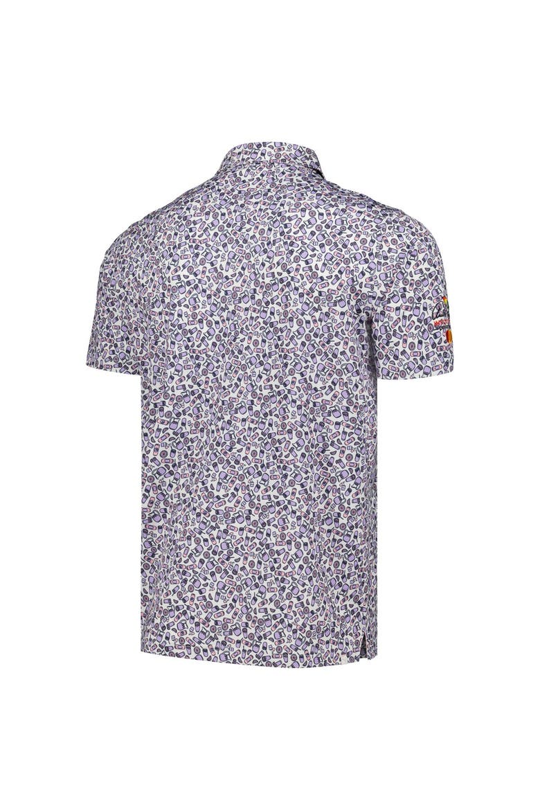 Men's Puma x Arnold Palmer Collection White Arnold Palmer Invitational Mixer Polo, Alternate, color, White