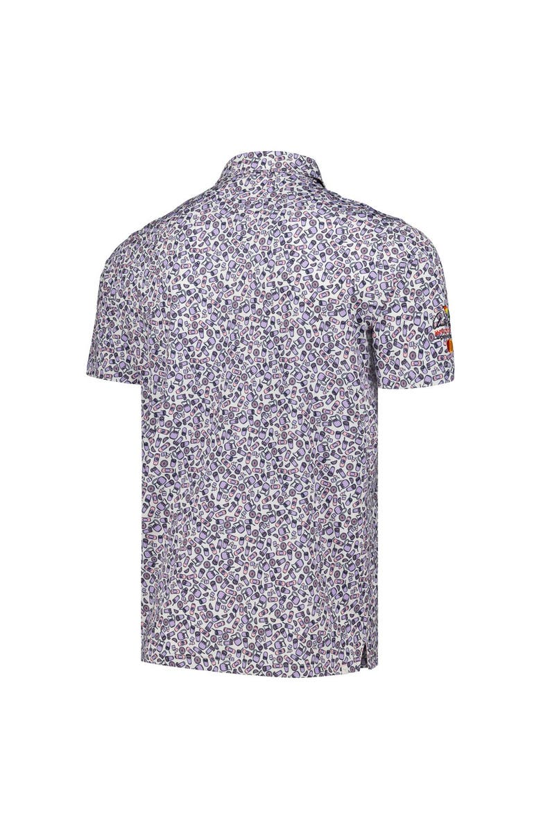 PUMA Men's Puma x Arnold Palmer Collection White Arnold Palmer Invitational Mixer Polo, Alternate, color, White