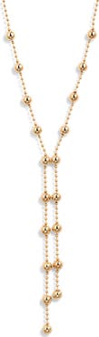 Nordstrom Ball Chain Y Necklace
