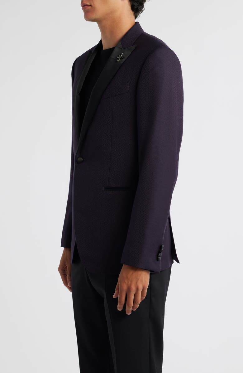 John Varvatos Star USA Brooklyn Sport Coat, Alternate, color, Purple