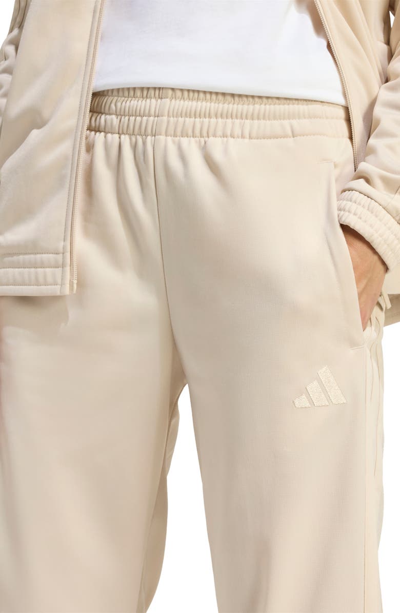 adidas Dayready 3-Stripes Track Pants, Alternate, color, Crystal Linen