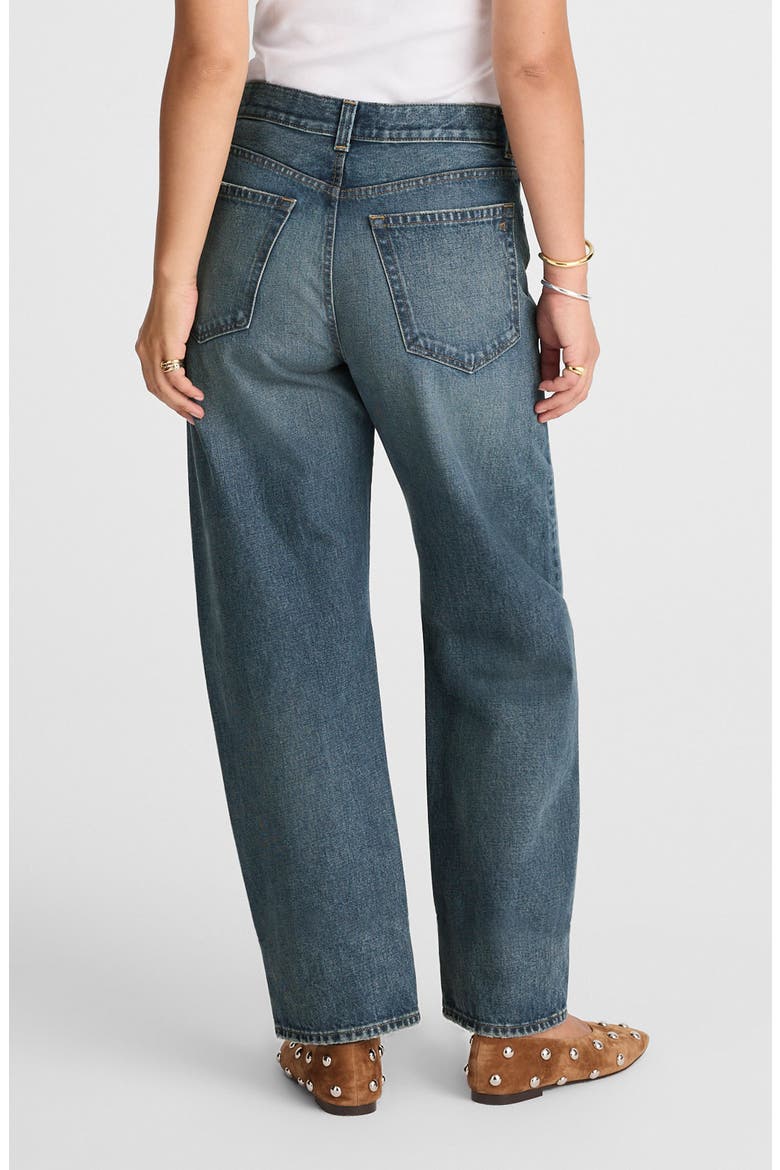 High Waist Crop Balloon Jeans, Alternate, color, GREENDALE WASH