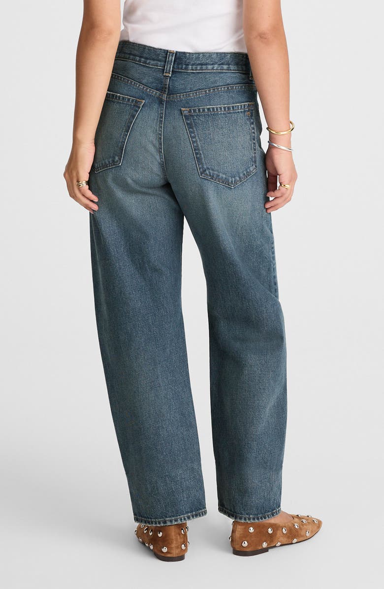 Madewell High Waist Crop Balloon Jeans, Alternate, color, Greendale Wash