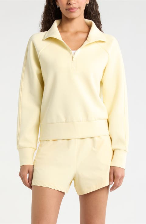 Sporty Half Zip Sweatshirt