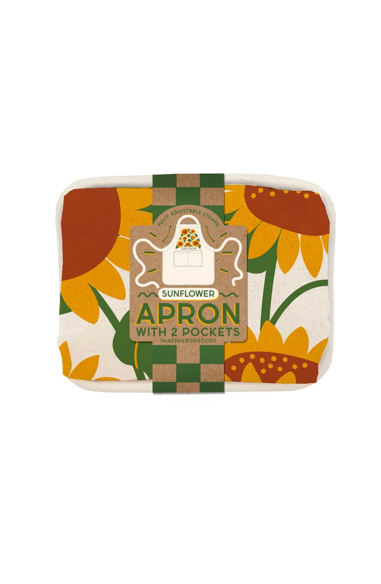 The Neighborgoods Sunflower Apron, Alternate, color, Beige