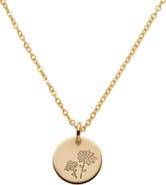 MADE BY MARY April Birth Flower Necklace
